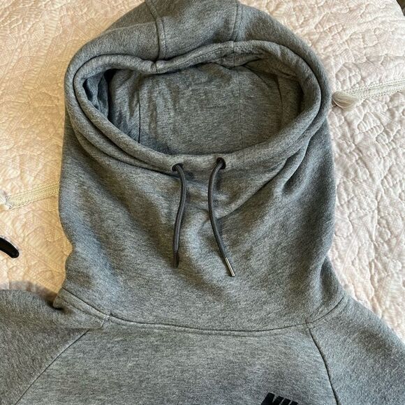 Nike Gray Cowl Neck Women Hoodie Size  S - Picture 5 of 7